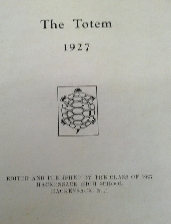 1927 HHS Yearbook Inside Cover